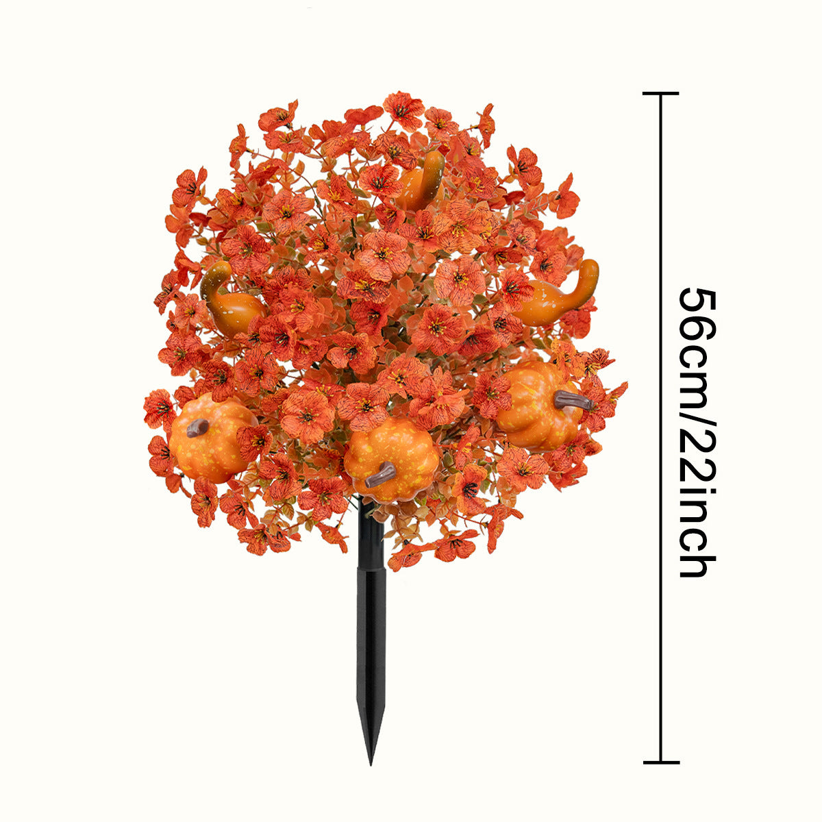 🔥 Artificial Fall Pumpkin Tree Stakes