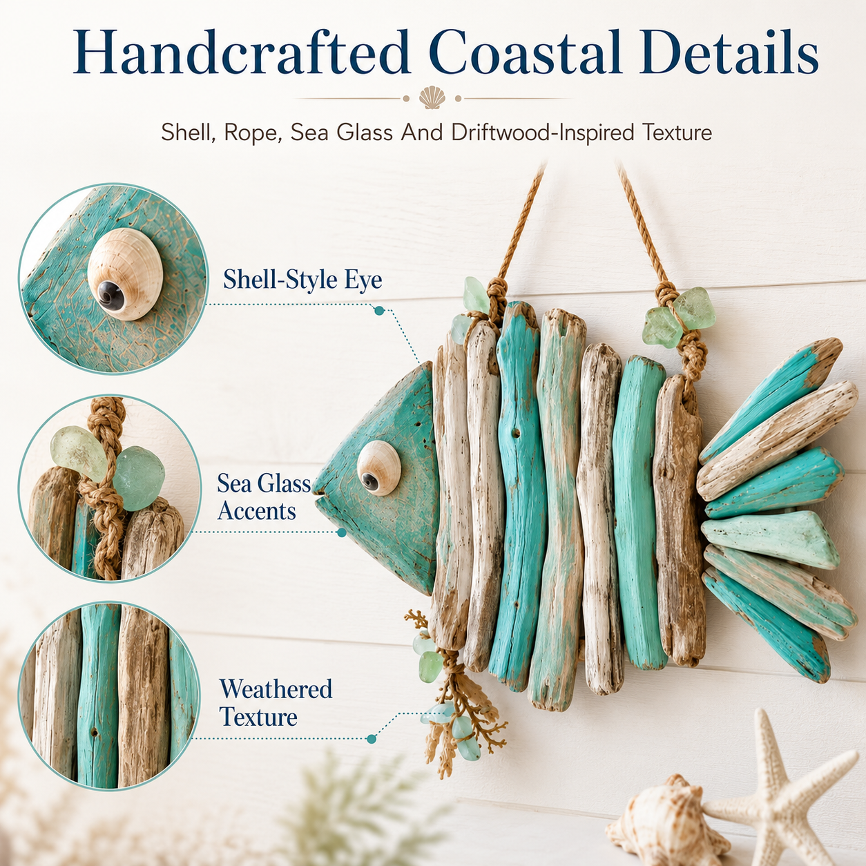 🌊 Décoration murale lumineuse Poissons Côtiers – Apportez le charme de l'océan et une lueur chaleureuse à votre intérieur