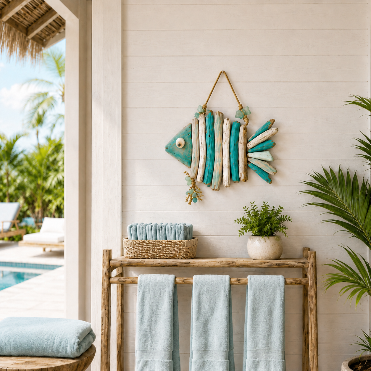 🌊 Décoration murale lumineuse Poissons Côtiers – Apportez le charme de l'océan et une lueur chaleureuse à votre intérieur