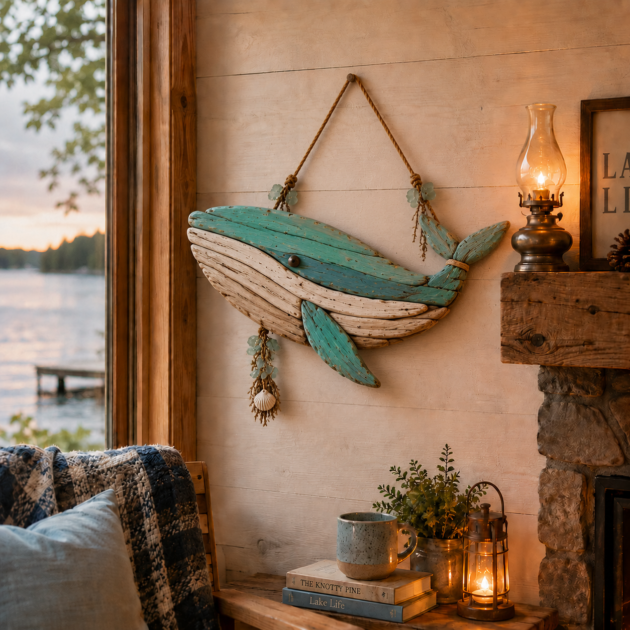 🌊 Décoration murale lumineuse Poissons Côtiers – Apportez le charme de l'océan et une lueur chaleureuse à votre intérieur