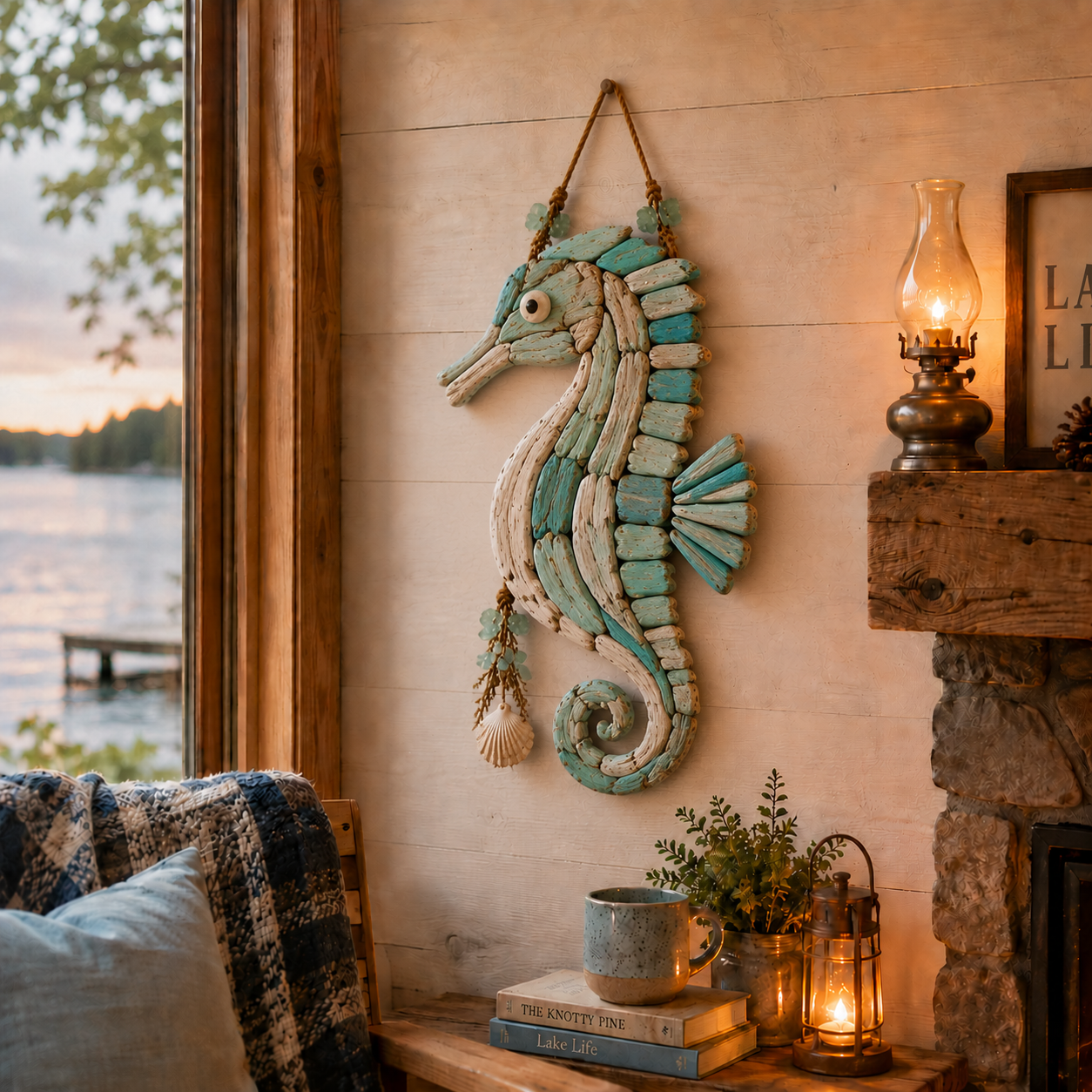 🌊 Décoration murale lumineuse Poissons Côtiers – Apportez le charme de l'océan et une lueur chaleureuse à votre intérieur