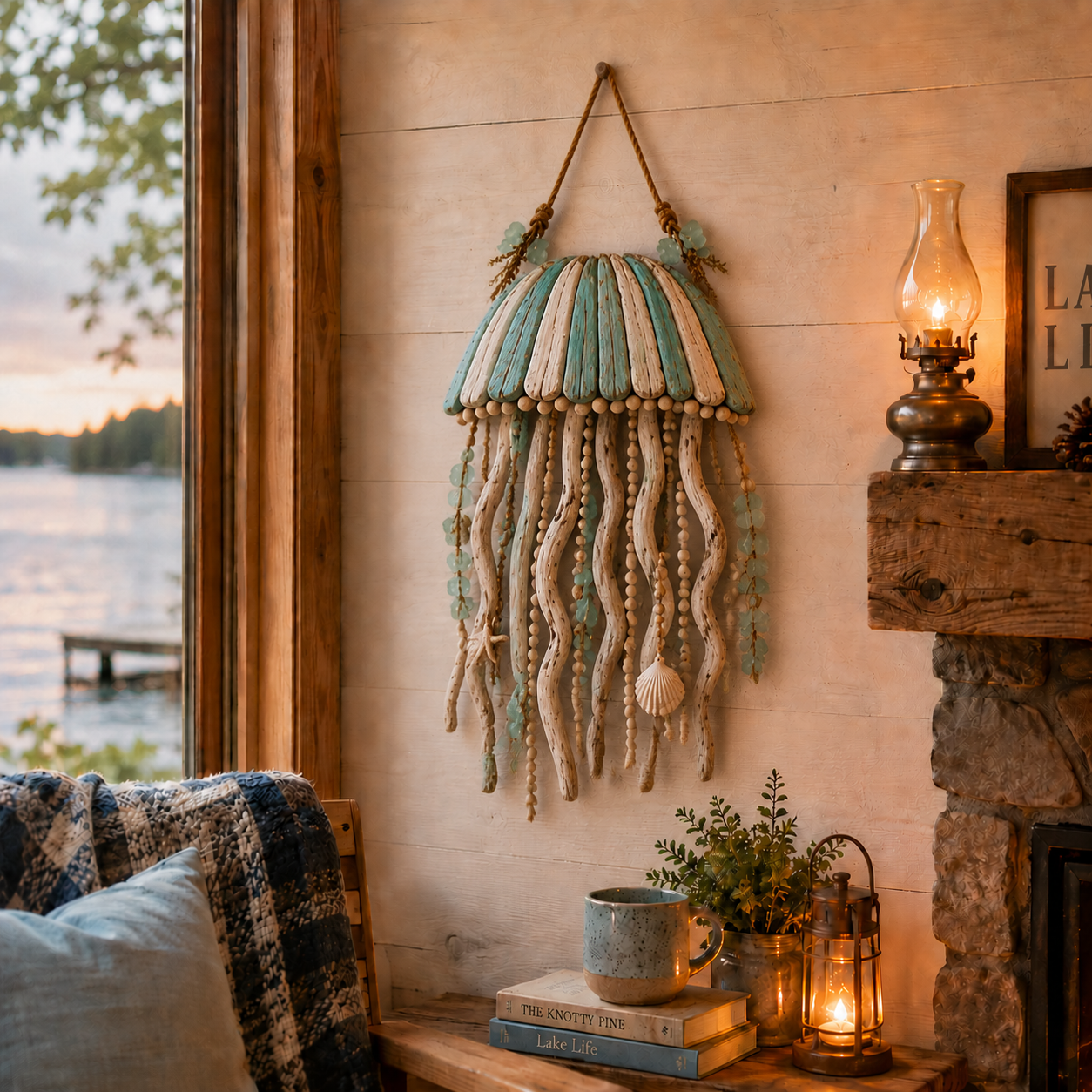 🌊 Décoration murale lumineuse Poissons Côtiers – Apportez le charme de l'océan et une lueur chaleureuse à votre intérieur