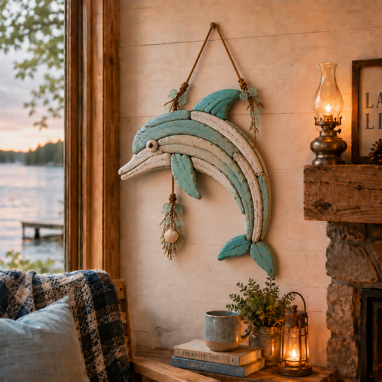 🌊 Décoration murale lumineuse Poissons Côtiers – Apportez le charme de l'océan et une lueur chaleureuse à votre intérieur